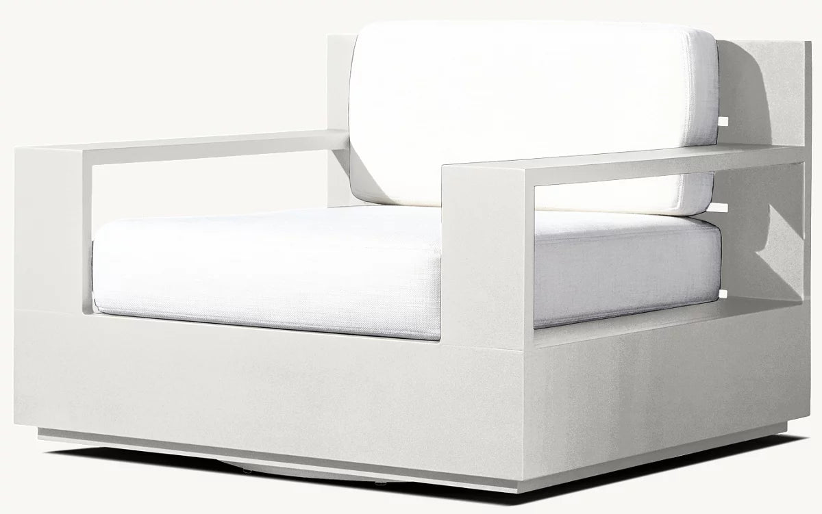 FAUTEUIL PIVOTANT - RAVELLO ALUMINIUM