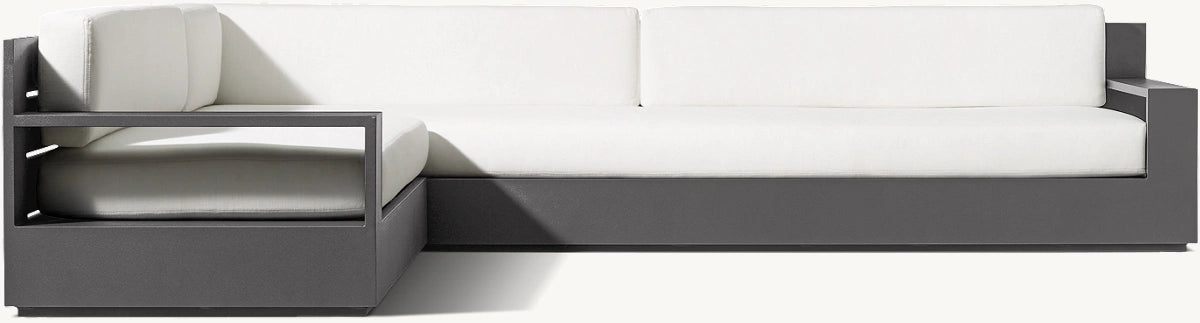 CANAPÉ EN L GAUCHE - RAVELLO ALUMINIUM