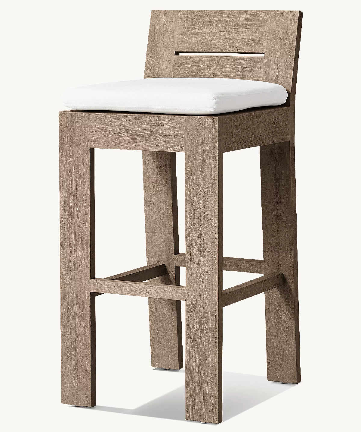 TABOURET DE BAR ET DE COMPTIR EN TECK - RAVELLO