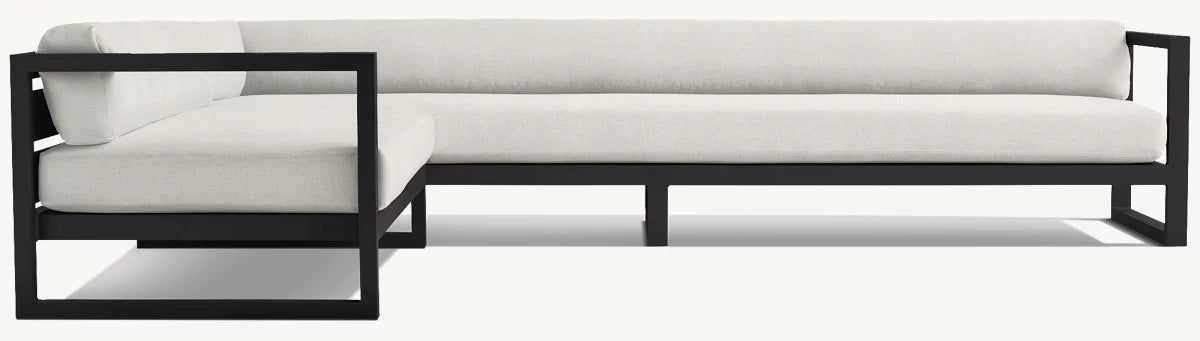 CANAPÉ EN L GAUCHE - PANTELLERIA ALUMINIUM