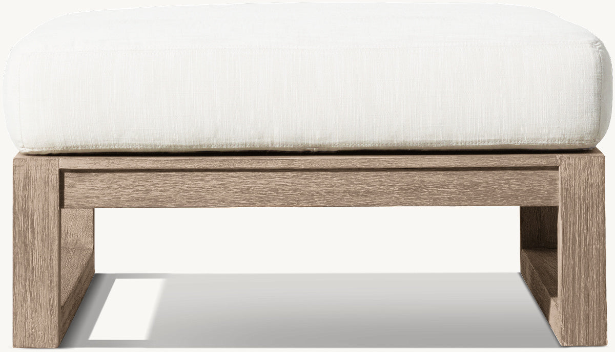 POUF EN TECK - SANTORIN