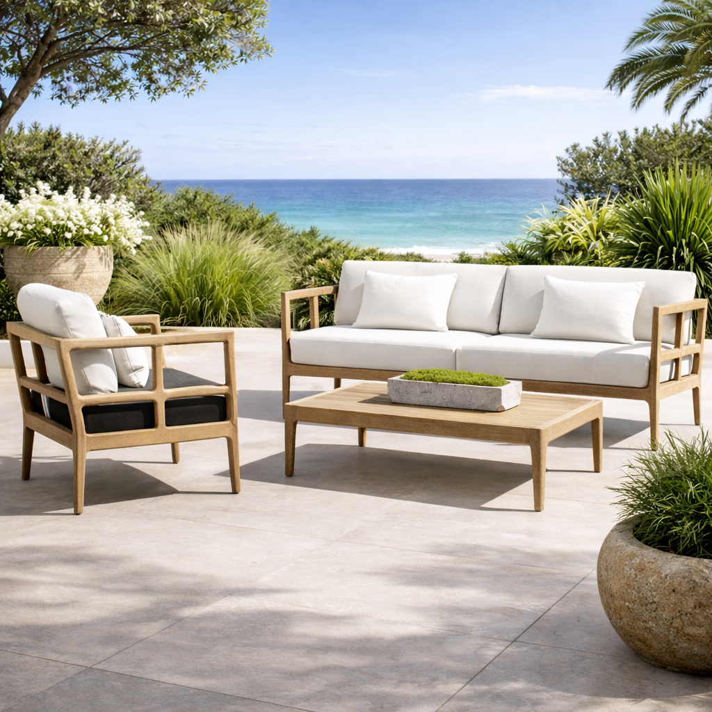 CANAPÉ EN TECK - SICILIA