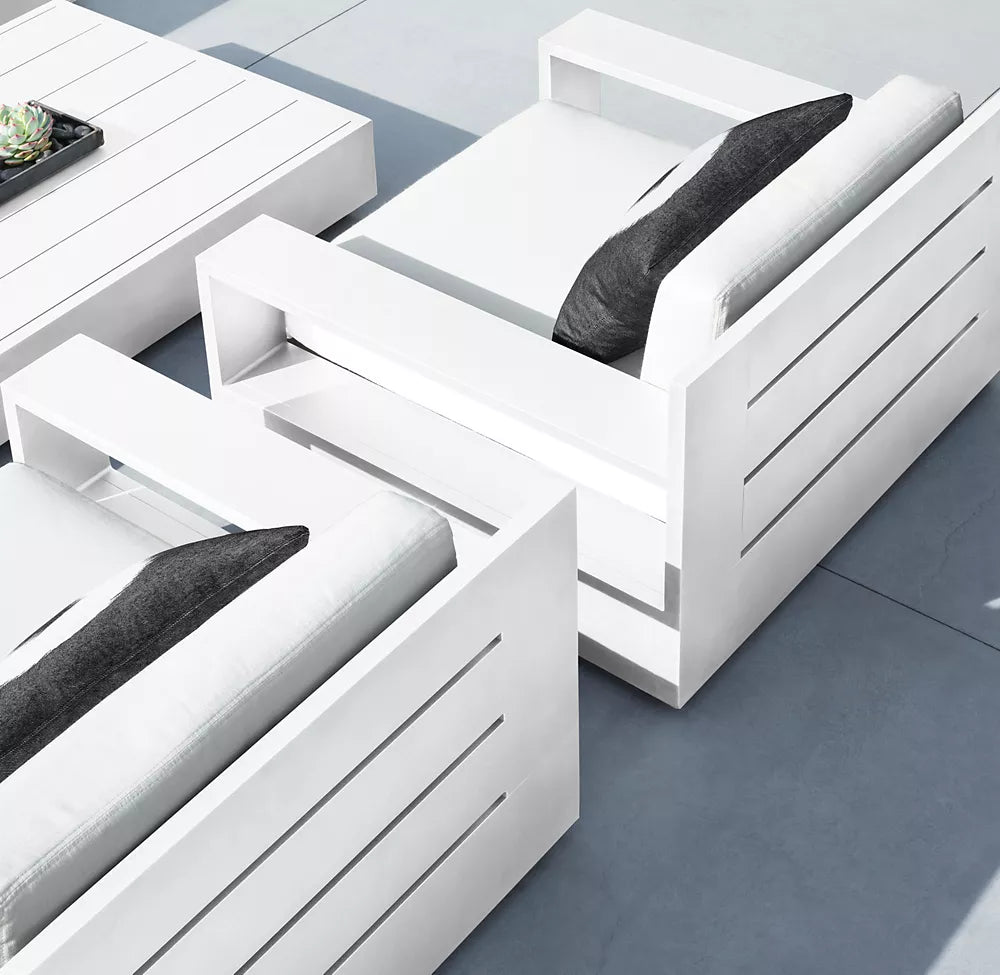 CHAISE LONGUE - RAVELLO ALUMINIUM