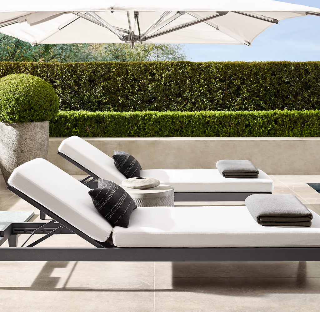 CHAISE LONGUE RÉGLABLE - FORMENTERA ALUMINIUM