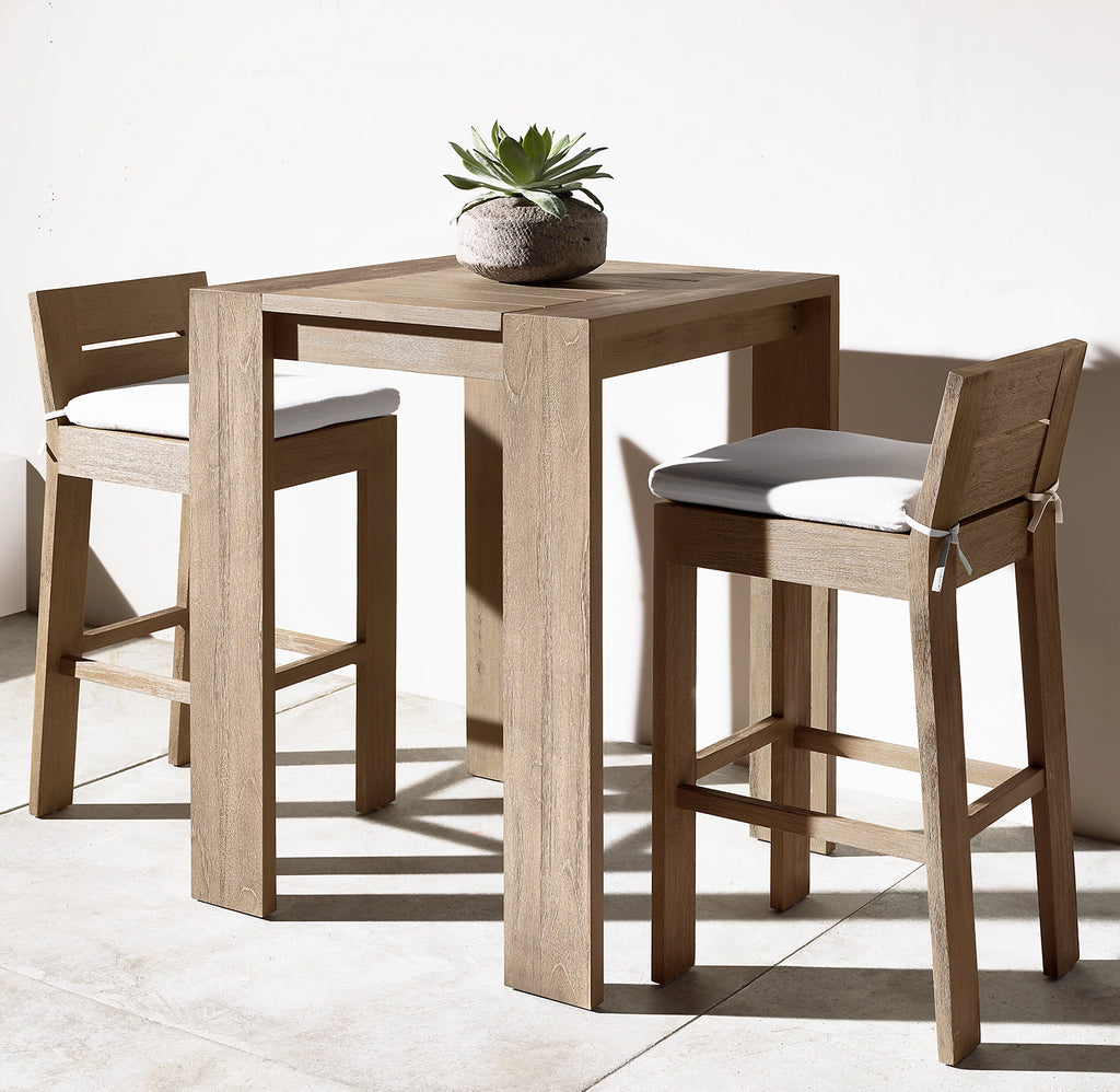 TABLE DE BAR EN TECK - RAVELLO