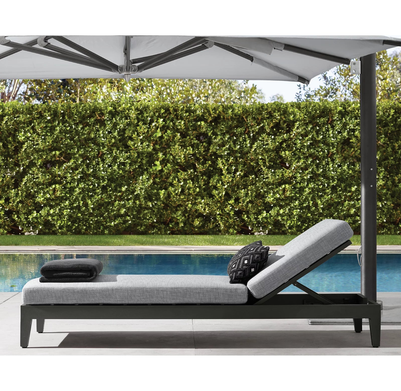 CHAISE LONGUE RÉGLABLE - FORMENTERA ALUMINIUM