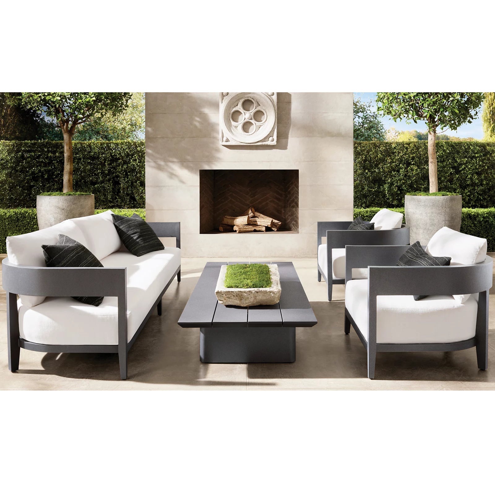 FAUTEUIL DE SALON - FORMENTERA ALUMINIUM