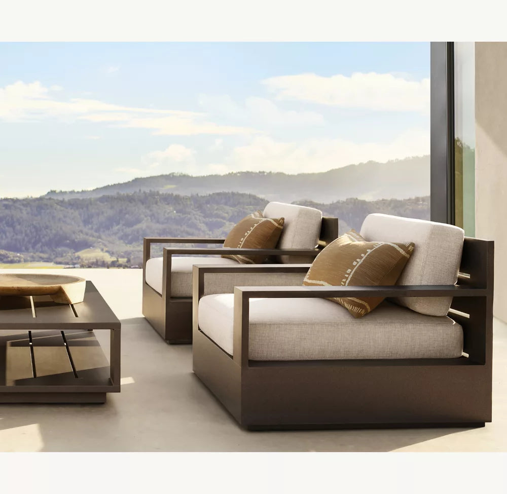 FAUTEUIL LOUNGE - RAVELLO ALUMINIUM