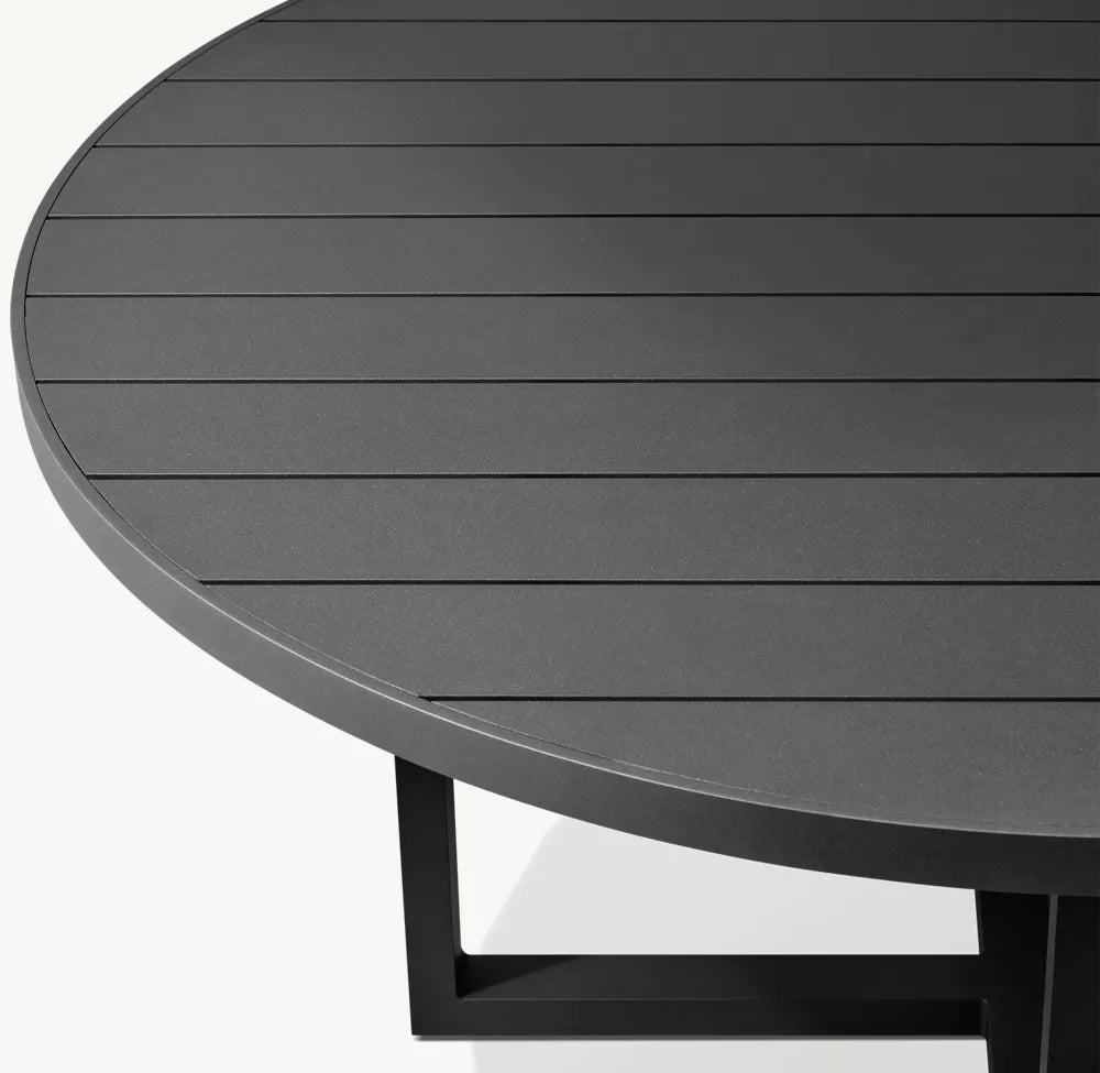 TABLE DE SALLE À MANGER RONDE – PANTELLERIA ALUMINIUM