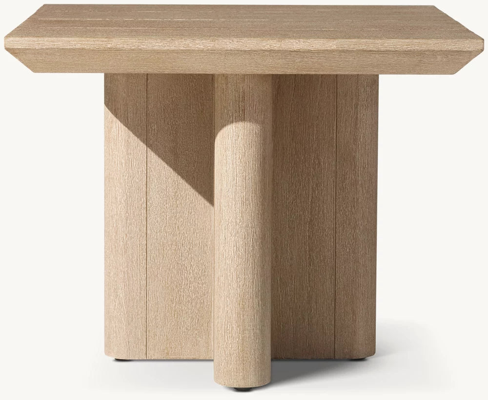 TABLE D'APPOINT CARRÉE EN TECK - LUMINA