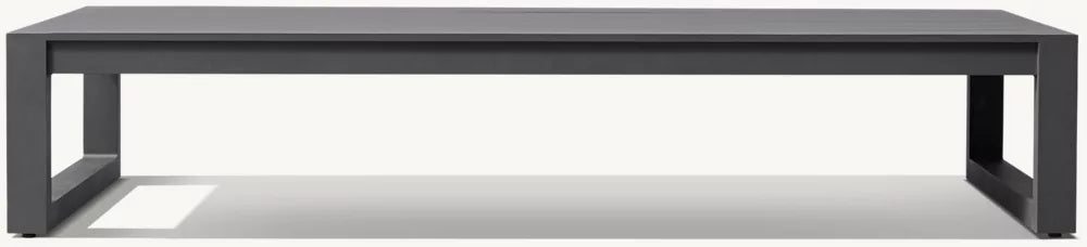 TABLE BASSE RECTANGULAIRE - PANTELLERIA ALUMINIUM