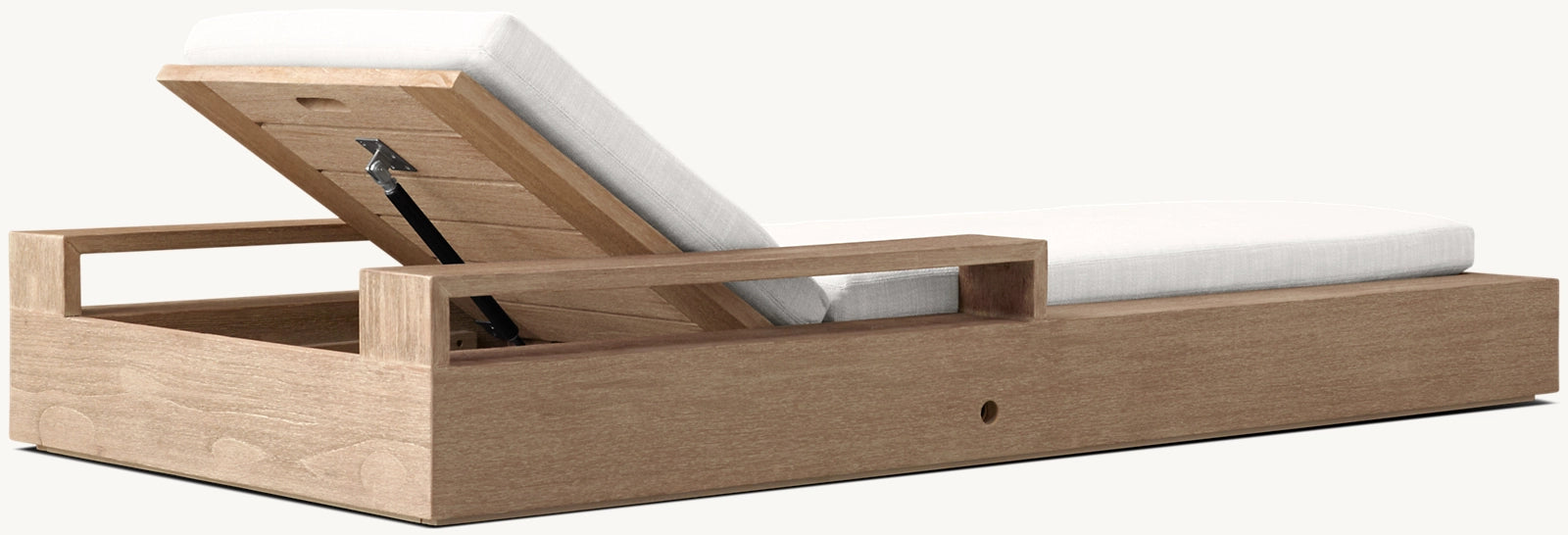 CHAÎSE LONGUE RÉGLABLE EN TECK - RAVELLO