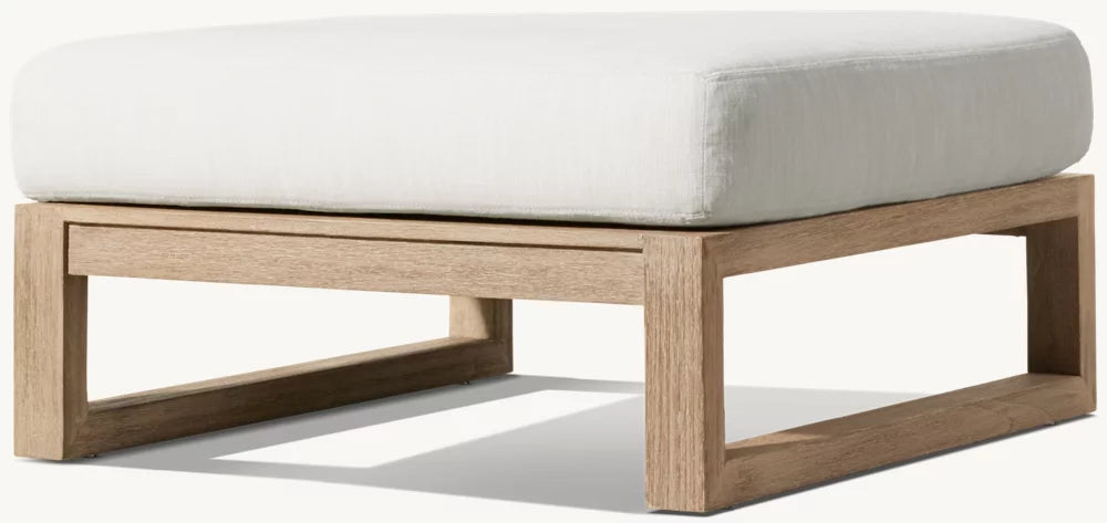 POUF EN TECK - SANTORIN