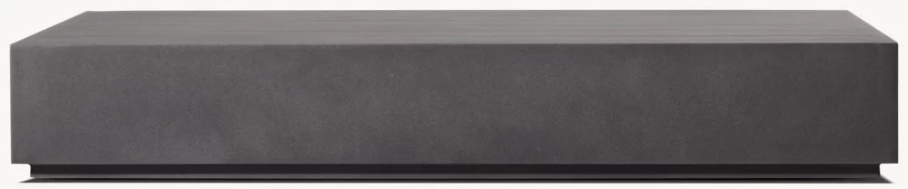 TABLE BASSE RECTANGULAIRE - RAVELLO ALUMINIUM